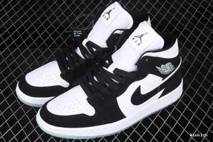 WHITE 1 MID BQ6931-103 (GS) JORDAN TEAL AIR TINT BLACK 1121